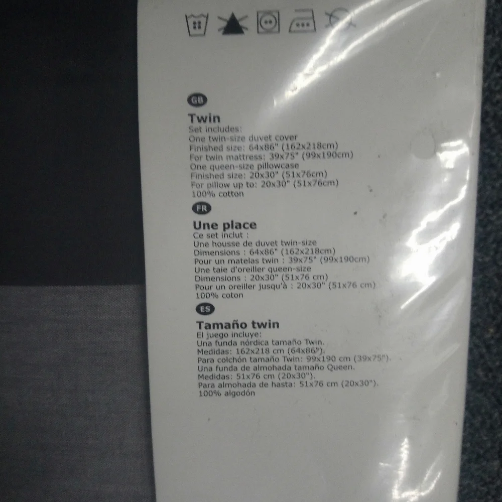Ikea Emmie Ruta Twin Duvet NIP Just Gorgerous!